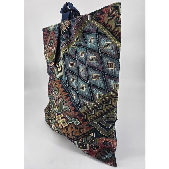 Carson Rogers Carogi Multi Color Tapestry Convertable Multi Backpack Sling Bag - Picture 2 of 11